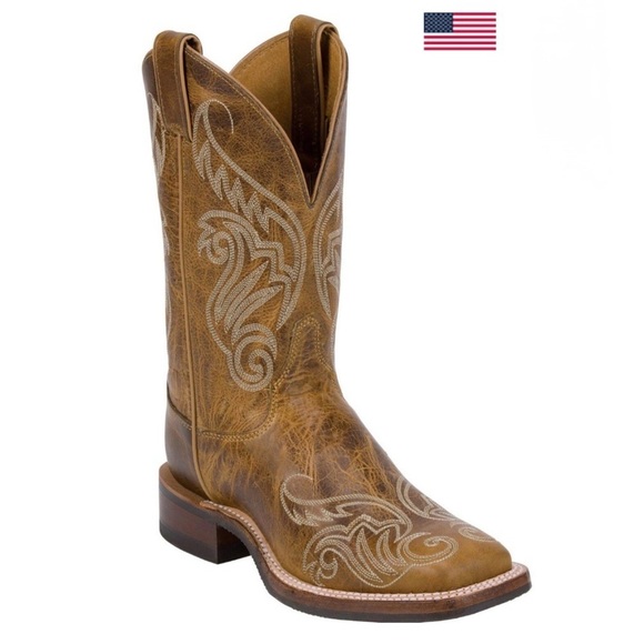 Justin Boots Shoes - Justin 11” Llano Bent Rail Ladies' Western Boots Size 8.5 NEW